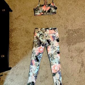 Fabletics sports bra and leggings
